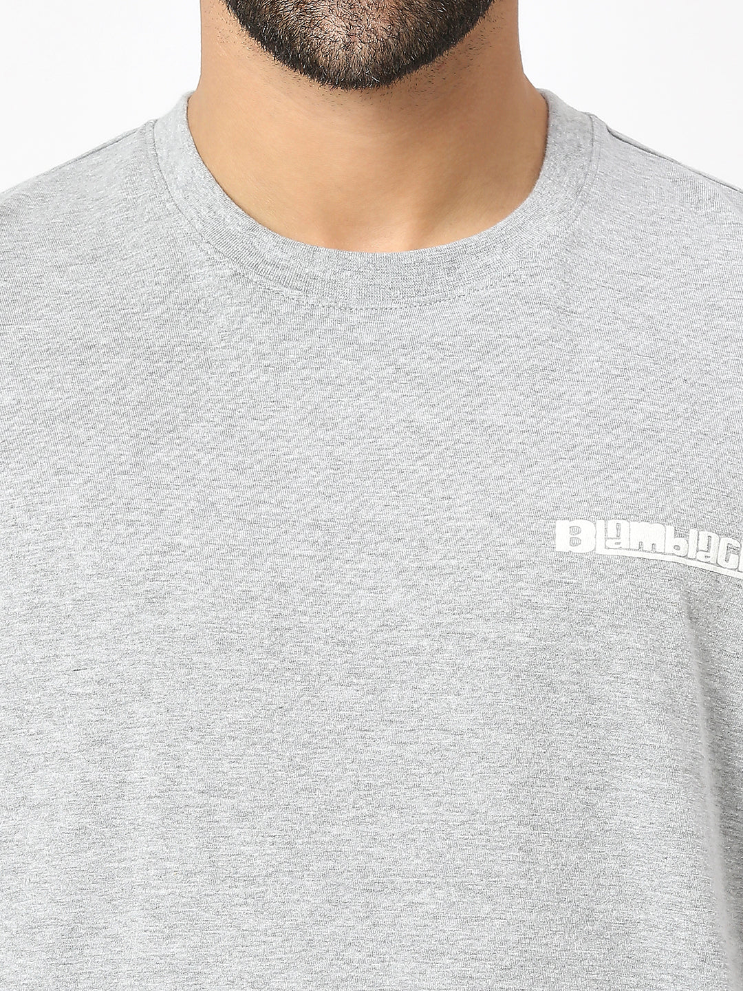 BLAMBLACK Men's Over-sized Puff Print T-Shirt
