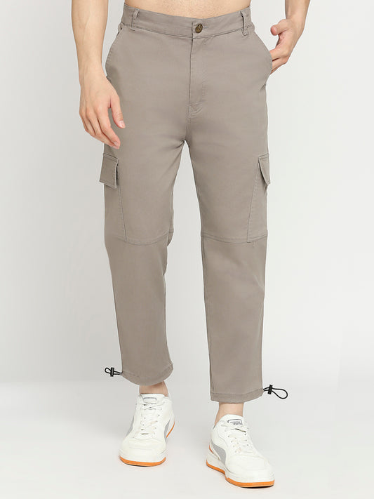 Buy Blamblack Men'S Grey Cargo Pant