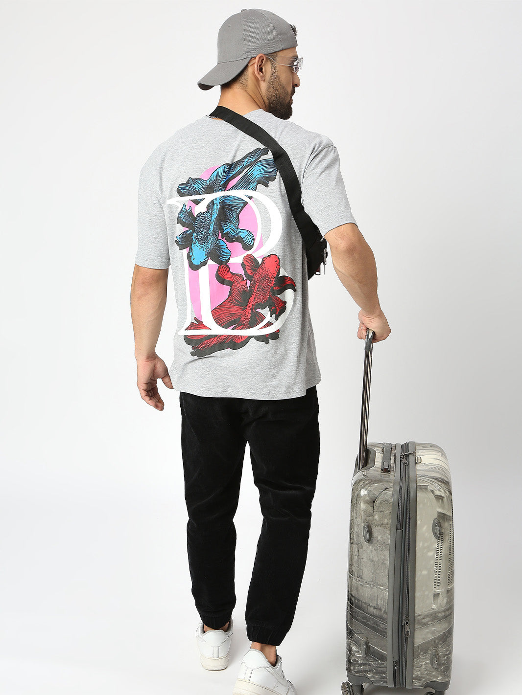 Over-sized Puff Print T-Shirt