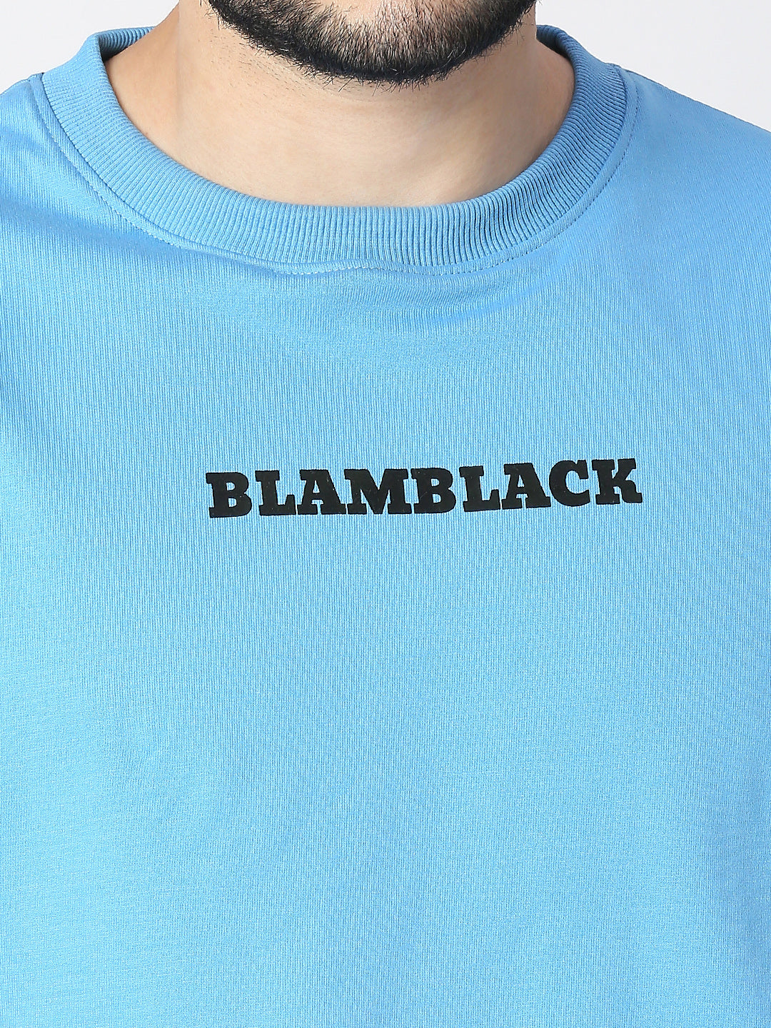 Buy Blamblack Monochrome Blue Baggy Co-ord set