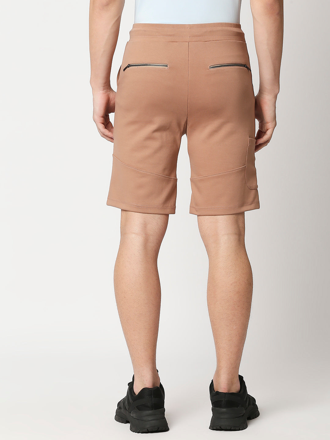 Buy BLAMBLACK Men's Shorts Khakhi Color Solid