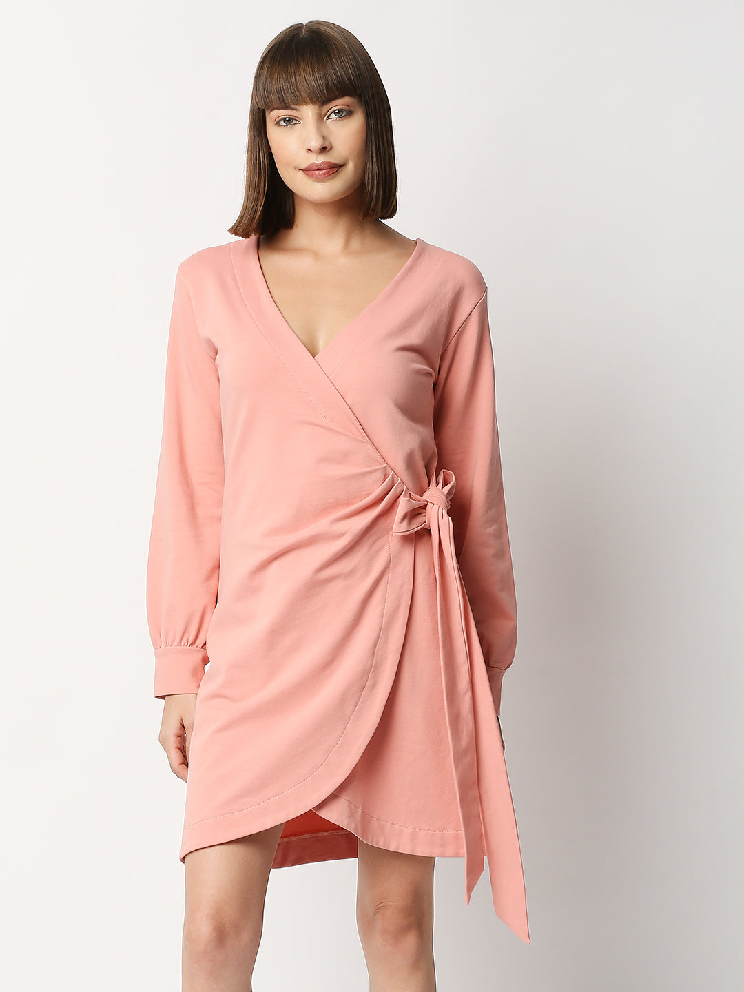 Buy Blamblack Women Powder Pink Gown