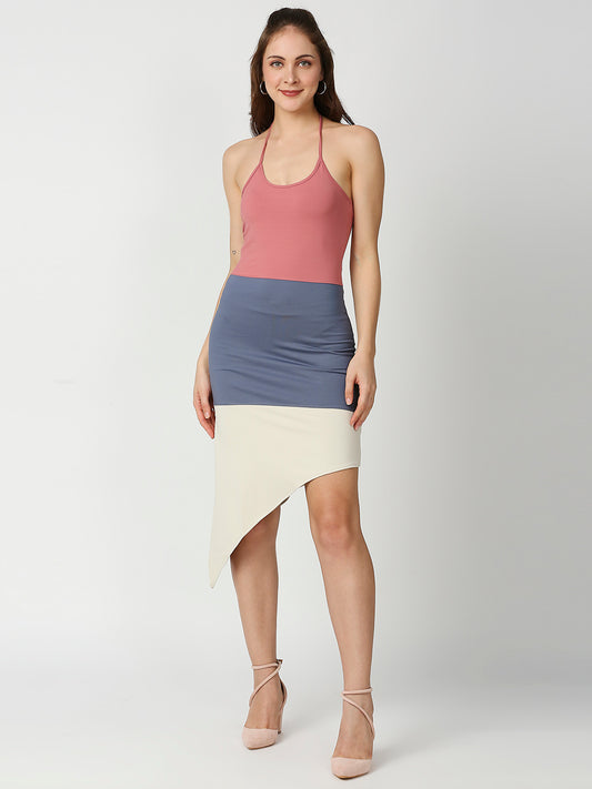 Buy Blamblack Women's Colorful Short Dress
