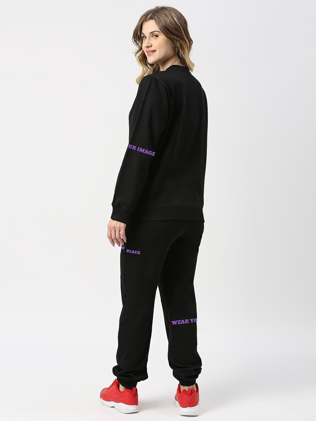 Buy Blamblack Black Sweatshirt and Joggers Co-ord Set