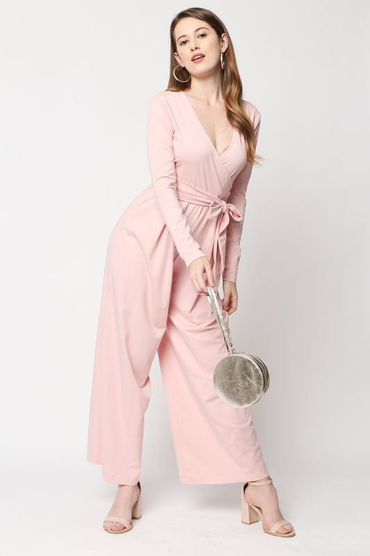 Buy Womens Gown V Neck Powder Pink
